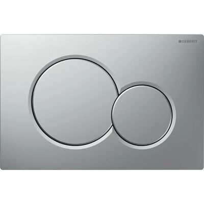 Geberit 115.770.JQ.5 Placa de Doble Descarga Cromo Geberit 115.770.JQ.5 Placa de Doble Descarga Cromo
