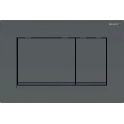 Pieza de inodoro Geberit 115.883.16.1 Doble descarga - Negro Pieza de inodoro Geberit 115.883.16.1 Doble descarga - Negro