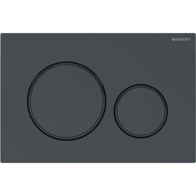 Geberit 115.882.DW.1 Schwarze Spülplatten - Toilette Geberit 115.882.DW.1 Schwarze Spülplatten - Toilette