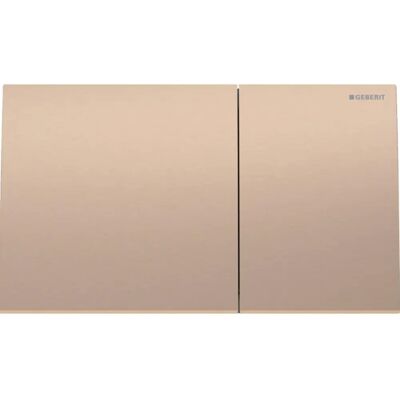 Placă de spălare Geberit Sigma70 - Doi butoane - Design modern - Auriu inox Placă de spălare Geberit Sigma70 - Doi butoane - Design modern - Auriu inox