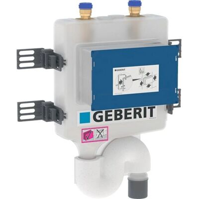 Geberit Rincer Hygiénique - 50mm, Montage en Mur / Encastrement, 2 Connexions Murales - Système de Rincer - Publicité Geberit Rincer Hygiénique - 50mm, Montage en Mur / Encastrement, 2 Connexions Murales - Système de Rincer - Publicité