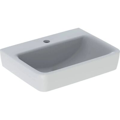 Geberit Renova Plan Wandwaschbecken - 50x38 cm, Weiß Geberit Renova Plan Wandwaschbecken - 50x38 cm, Weiß