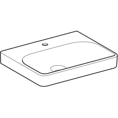 Geberit Smyle Square - Chiuveta 600x480mm - Alb - Ceramică Geberit Smyle Square - Chiuveta 600x480mm - Alb - Ceramică