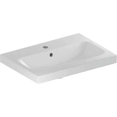 Geberit iCon Light Waschbecken - 60cm, Mittiges Hahnloch, Überlauf Geberit iCon Light Waschbecken - 60cm, Mittiges Hahnloch, Überlauf