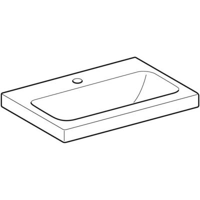 Geberit Weiß iCon Light 60cm Wandwaschbecken - Waschtisch Geberit Weiß iCon Light 60cm Wandwaschbecken - Waschtisch