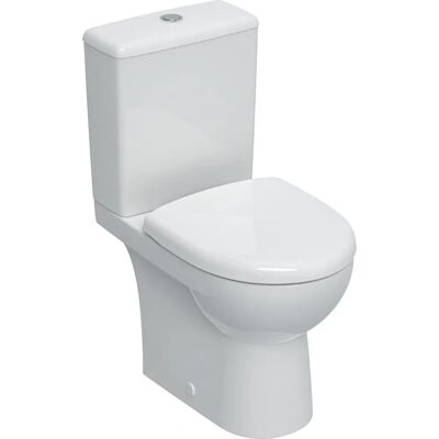 WC compact au sol Geberit Renova - Double chasse, sortie multidirectionnelle - Publicité WC compact au sol Geberit Renova - Double chasse, sortie multidirectionnelle - Publicité