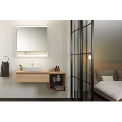 Geberit ONE Spejlskab - Aluminium eloxeret - 2 døre - 105x90x15cm Geberit ONE Spejlskab - Aluminium eloxeret - 2 døre - 105x90x15cm
