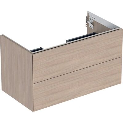 Geberit ONE vaskeskab - Eg / melamin træstruktur - 2 skuffer - 88,8x50,4x47cm Geberit ONE vaskeskab - Eg / melamin træstruktur - 2 skuffer - 88,8x50,4x47cm