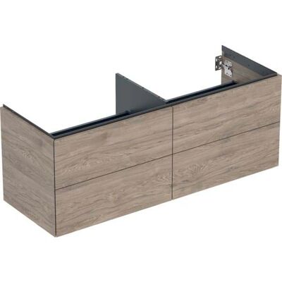 Geberit Under-skab til Vask, 4 Skuffer, 133.2x50.4x47cm Geberit Under-skab til Vask, 4 Skuffer, 133.2x50.4x47cm