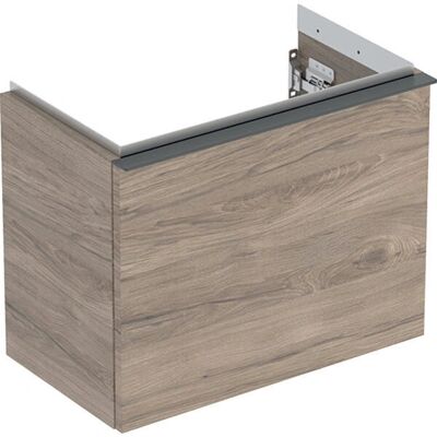 Geberit Nussbaum Hickory Wandhängender Unterschrank - 1 Schublade - Feuchtigkeitsbeständig Geberit Nussbaum Hickory Wandhängender Unterschrank - 1 Schublade - Feuchtigkeitsbeständig