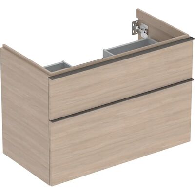 Geberit Grau Wandhängendes Badezimmer-Schranksystem - iCon Serie Geberit Grau Wandhängendes Badezimmer-Schranksystem - iCon Serie