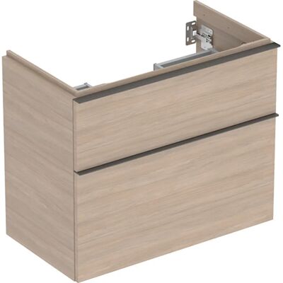 Geberit 502308JH1 Wandhängender Badezimmerschrank - Feuchtigkeitsbeständig, Zwei Schubladen, Verkürzte Ausladung Geberit 502308JH1 Wandhängender Badezimmerschrank - Feuchtigkeitsbeständig, Zwei Schubladen, Verkürzte Ausladung