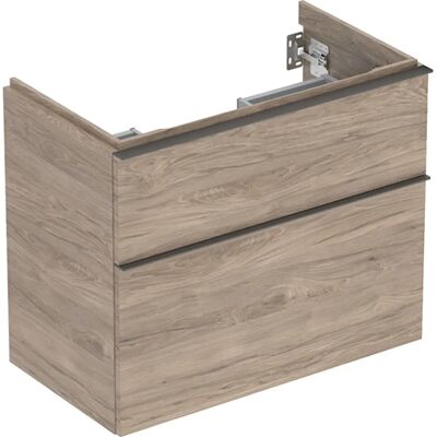 Geberit Nussbaum Grauholz Wandhängender Stauraum - 74x61.5x41.6cm Geberit Nussbaum Grauholz Wandhängender Stauraum - 74x61.5x41.6cm