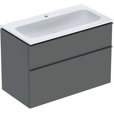 Geberit iCon Set Möbelwaschtisch mit Unterschrank - Lava Geberit iCon Set Möbelwaschtisch mit Unterschrank - Lava