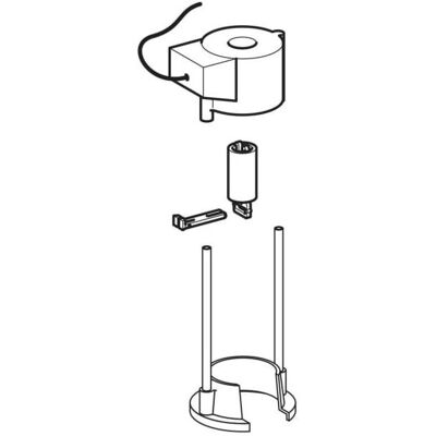 Geberit Modèle 115492001 Actionneur électromagnétique - Actionneur électromagnétique pour réservoir - Publicité Geberit Modèle 115492001 Actionneur électromagnétique - Actionneur électromagnétique pour réservoir - Publicité