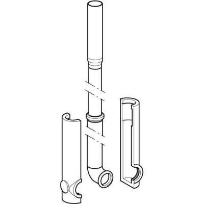 Geberit Modell 119698161 - Verstellbares Spülrohrset Geberit Modell 119698161 - Verstellbares Spülrohrset
