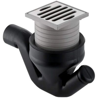 Siphon de douche Geberit - Diamètre 50 mm, Grille standard, Hauteur réglable - Publicité Siphon de douche Geberit - Diamètre 50 mm, Grille standard, Hauteur réglable - Publicité