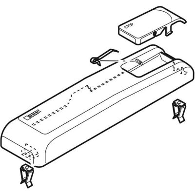 Geberit Modèle 215.445.11.1 - Couvercle de Réservoir pour Citerne Murale Geberit Modèle 215.445.11.1 - Couvercle de Réservoir pour Citerne Murale