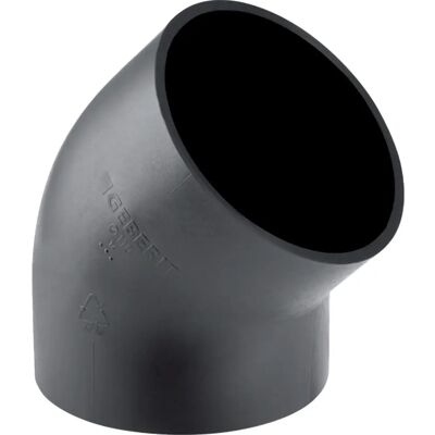 Geberit 367.045.16.1 Abflussrohrfitting - Gebäudeentwässerung Rohr 45° PE Geberit 367.045.16.1 Abflussrohrfitting - Gebäudeentwässerung Rohr 45° PE