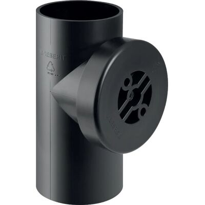 Geberit PE-Reinigungsstück - 90° PE-HD Abflussrohr mit Rundem Serviceöffnung Geberit PE-Reinigungsstück - 90° PE-HD Abflussrohr mit Rundem Serviceöffnung