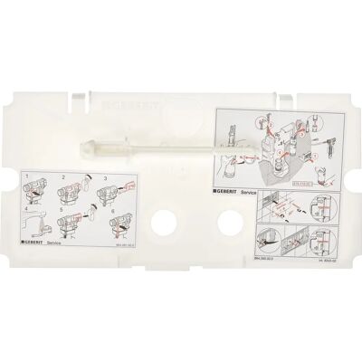 Geberit Modelo 240.512.00.1 - Placa de proteção para cisterna Geberit Modelo 240.512.00.1 - Placa de proteção para cisterna