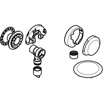 Geberit Modell 242346211 - Fertigbauset für Badewanne Geberit Modell 242346211 - Fertigbauset für Badewanne