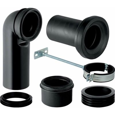 Ensemble de raccordement Monolith pour WC au sol - Accessoires sanitaires Geberit - Publicité Ensemble de raccordement Monolith pour WC au sol - Accessoires sanitaires Geberit - Publicité