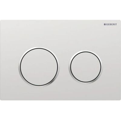 Placă de descărcare Geberit crom mat/lucios - Dublu flux - Compatibil cu UP200 Placă de descărcare Geberit crom mat/lucios - Dublu flux - Compatibil cu UP200