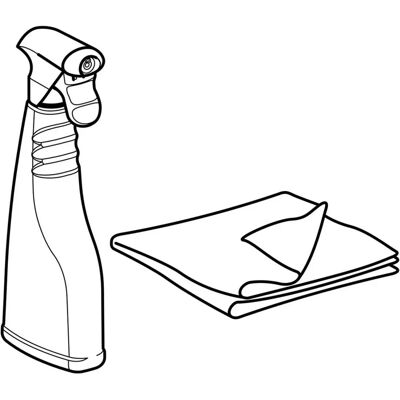 Geberit AquaClean Reinigungsset - Umweltfreundlich Geberit AquaClean Reinigungsset - Umweltfreundlich