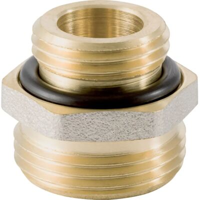 Raccord de transition Geberit G1/2 x G3/4 plaqué nickel - Raccord flexible pour eau - Publicité Raccord de transition Geberit G1/2 x G3/4 plaqué nickel - Raccord flexible pour eau - Publicité