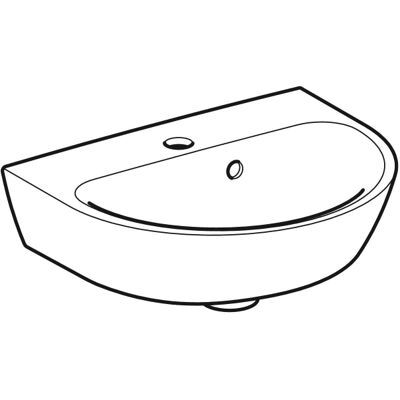 Geberit Renova Weiß Wandwaschbecken - 45cm Geberit Renova Weiß Wandwaschbecken - 45cm