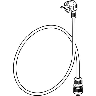 Cable de alimentación Geberit AquaClean - 60 cm - Toma de acoplamiento premontada Cable de alimentación Geberit AquaClean - 60 cm - Toma de acoplamiento premontada