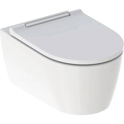 Geberit ONE Wand-WC Weiß / Hochglanz-Verchromt - TurboFlush Geberit ONE Wand-WC Weiß / Hochglanz-Verchromt - TurboFlush