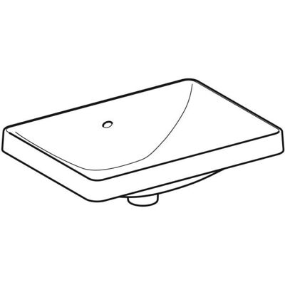 Lavabo empotrado Keramag VariForm rectangular - 550x400mm - Blanco - KeraTect Lavabo empotrado Keramag VariForm rectangular - 550x400mm - Blanco - KeraTect