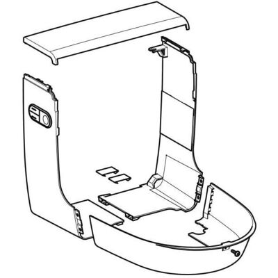 Geberit 243102111 Weiß-Alpin AquaClean Mera Abdeckung Geberit 243102111 Weiß-Alpin AquaClean Mera Abdeckung