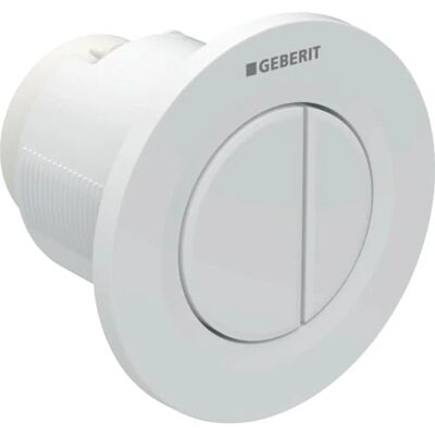 Geberit Contrôle à distance blanc pour WC - Système de chasse d'eau - Publicité Geberit Contrôle à distance blanc pour WC - Système de chasse d'eau - Publicité