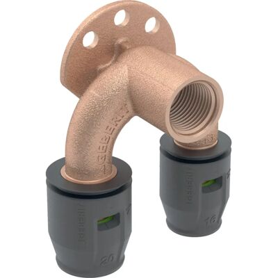 Geberit 651.274.00.1 Wasserhosenanschluss - Doppel 90° Verbinder Geberit 651.274.00.1 Wasserhosenanschluss - Doppel 90° Verbinder