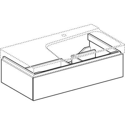 Geberit Xeno² Wandhängendes Badezimmermöbel mit LED - Badezimmermöbel Geberit Xeno² Wandhängendes Badezimmermöbel mit LED - Badezimmermöbel