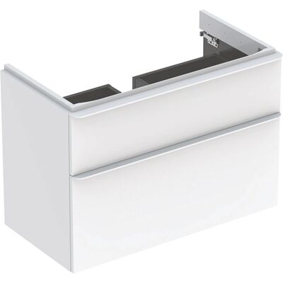 Geberit 500.354.00.1 Weiß Badezimmer-Schrankschrank - Wandmontage, 2 Schubladen Geberit 500.354.00.1 Weiß Badezimmer-Schrankschrank - Wandmontage, 2 Schubladen