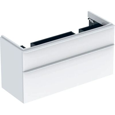 Geberit 500.356.00.1 Badezimmer-Schrank Weiß - Doppelweiss, 2 Schubladen Geberit 500.356.00.1 Badezimmer-Schrank Weiß - Doppelweiss, 2 Schubladen
