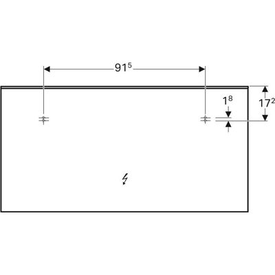 Geberit Xeno² Spiegel mit LED-Beleuchtung - 1400x710x55 mm Geberit Xeno² Spiegel mit LED-Beleuchtung - 1400x710x55 mm