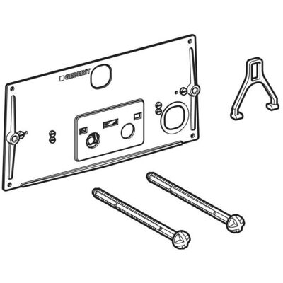 Geberit Modèle 241013001 - Plaque de protection pour Twinline UP-SPK 12cm - Publicité Geberit Modèle 241013001 - Plaque de protection pour Twinline UP-SPK 12cm - Publicité
