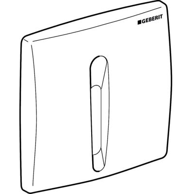 Geberit - 240966111 - Plaque de couverture blanche-alpine - Plaque de couverture - Publicité Geberit - 240966111 - Plaque de couverture blanche-alpine - Plaque de couverture - Publicité