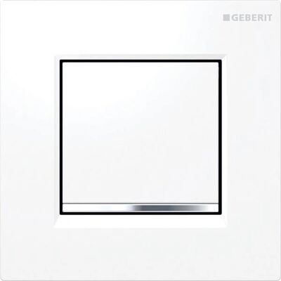 Geberit Modell 243270KJ1 Weiß/Chrom - Urinalbetätigungsplatte Geberit Modell 243270KJ1 Weiß/Chrom - Urinalbetätigungsplatte