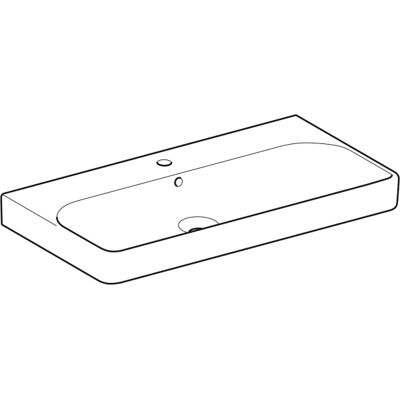 Lavoar dreptunghiular Geberit Smyle Square alb - 90x48cm Lavoar dreptunghiular Geberit Smyle Square alb - 90x48cm