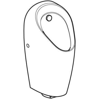 Geberit Urinal Selva - Infrarot, Wandmontage, Weiß - Urinal Geberit Urinal Selva - Infrarot, Wandmontage, Weiß - Urinal
