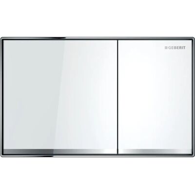 Geberit Sigma60 Betätigungsplatte Weiß Chrom - Produkttyp Geberit Sigma60 Betätigungsplatte Weiß Chrom - Produkttyp