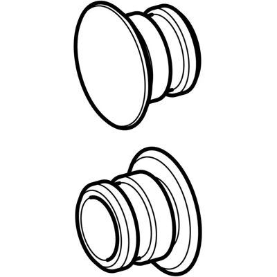 Geberit Fixierbolzen - Set à 2 Stück für Seitenverkleidung Monolith - Aluminium gebürstet Geberit Fixierbolzen - Set à 2 Stück für Seitenverkleidung Monolith - Aluminium gebürstet