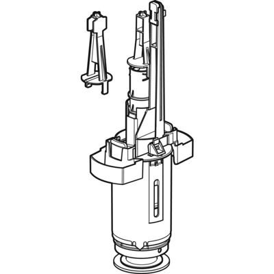 Geberit - Oberflächenmontierter Spülmechanismus mit Doppelknopf - 243.634.00.1 Geberit - Oberflächenmontierter Spülmechanismus mit Doppelknopf - 243.634.00.1
