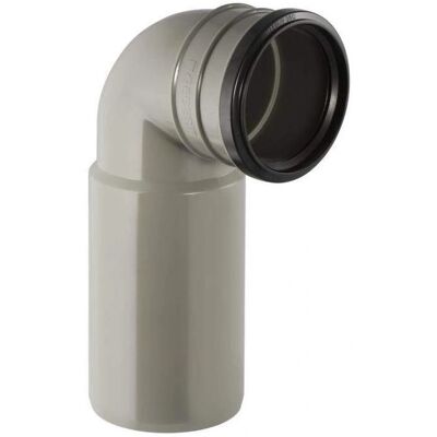 GEBERIT Coude d'Évacuation - PVC - 90/100mm - 23.5cm Hauteur - Publicité GEBERIT Coude d'Évacuation - PVC - 90/100mm - 23.5cm Hauteur - Publicité